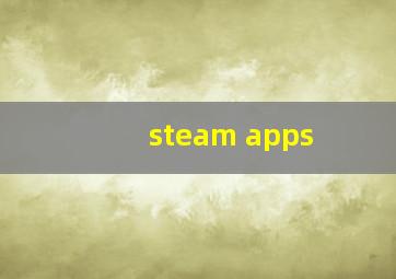 steam apps